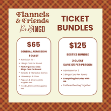 Load image into Gallery viewer, Flannels &amp; Friends RNBingo