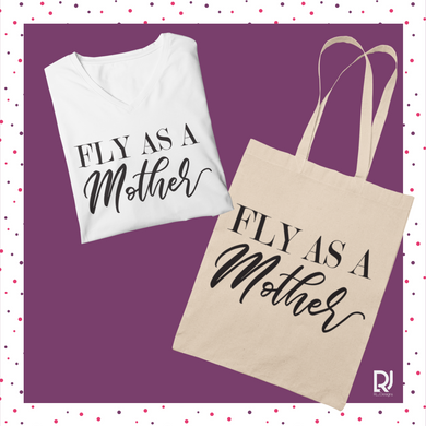 Fly as a Mother Tee- Tote Gift  Box