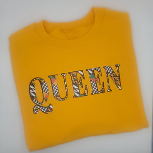Queen Gold Sweatshirt