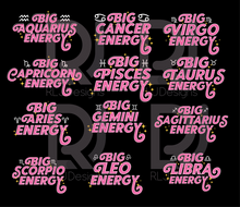 Load image into Gallery viewer, Big Energy Zodiac Sweatshirt