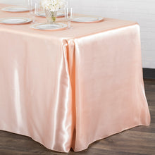 Load image into Gallery viewer, Satin 90&quot;x156&quot; (for 8 Feet) Rectangular Tablecloth