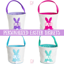 Load image into Gallery viewer, Personalized Easter Bunny Basket