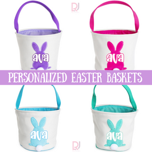 Personalized Easter Bunny Basket