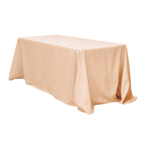 Polyester 90" x 132" Rectangular (for a 6 Feet) Tablecloth