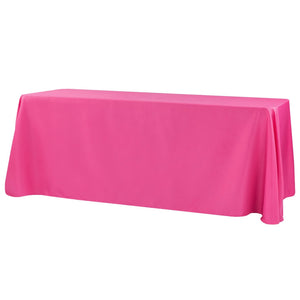 Polyester 90" x 156" Rectangular (for a 8 Feet) Tablecloth