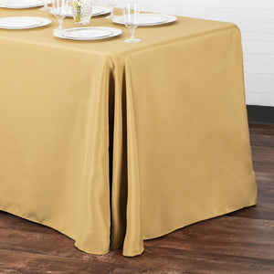 Polyester 90" x 132" Rectangular (for a 6 Feet) Tablecloth