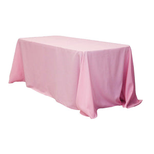 Polyester 90" x 156" Rectangular (for a 8 Feet) Tablecloth