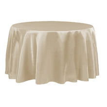 Load image into Gallery viewer, Satin 120&quot; Round Tablecloth