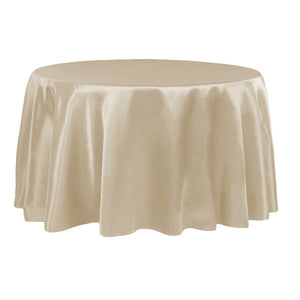 Satin 120" Round Tablecloth