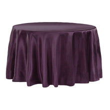 Load image into Gallery viewer, Satin 120&quot; Round Tablecloth