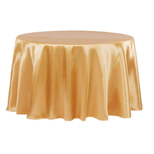 Satin 120" Round Tablecloth