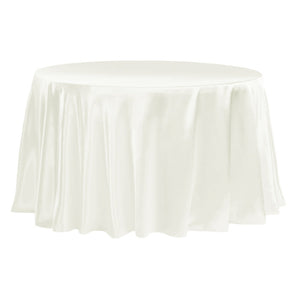 Satin 120" Round Tablecloth