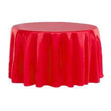 Load image into Gallery viewer, Satin 120&quot; Round Tablecloth