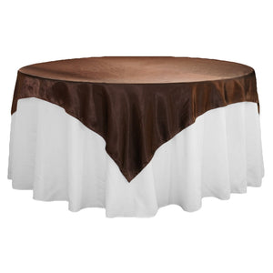 Square 72" Satin Table Overlay